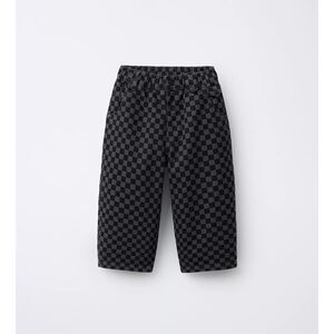ZARA Boys Checkerboard Baggy Pants